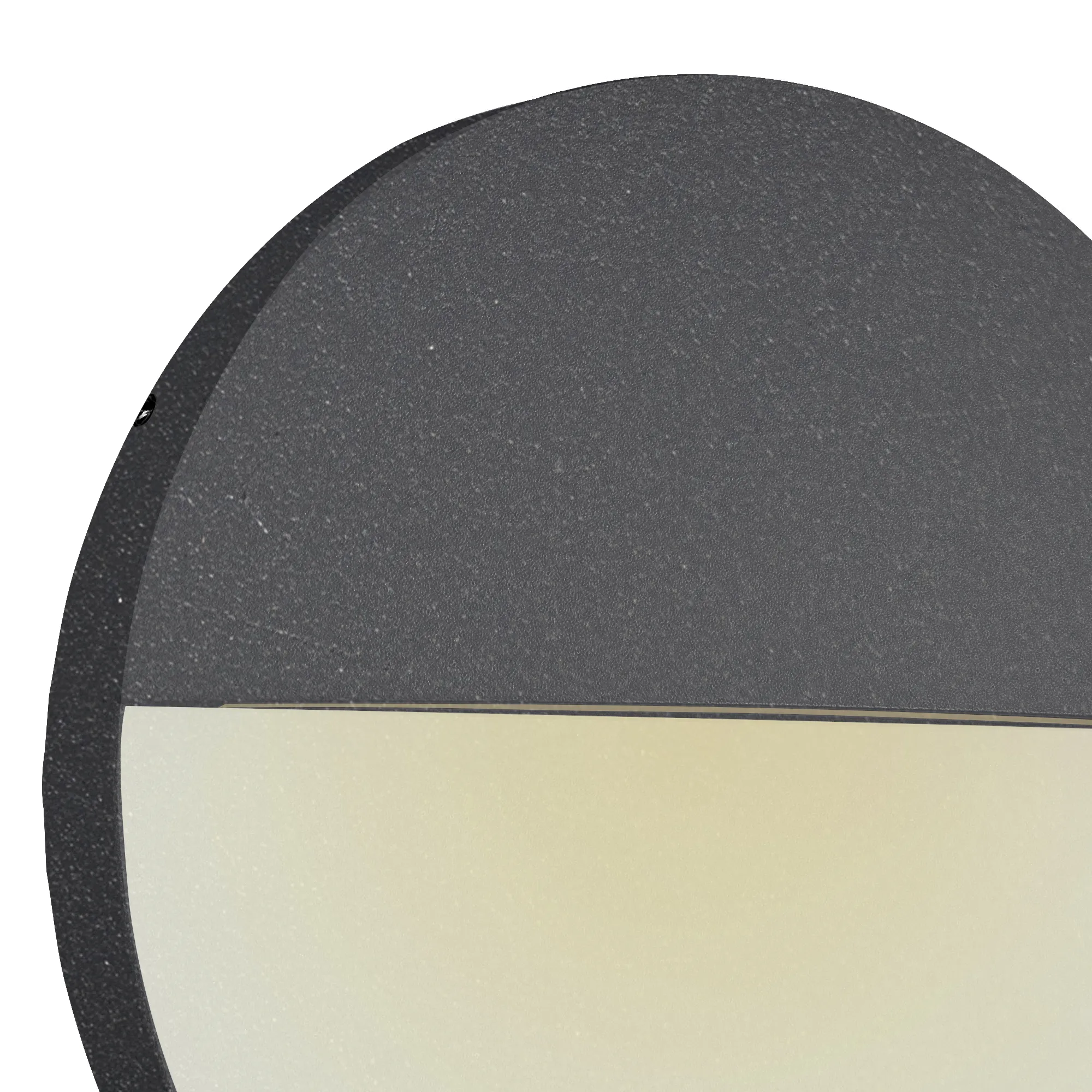 Baker Large Round Wall Lamp 6W LED IP54 Anthracite M7017  Mantra Fusion Baker